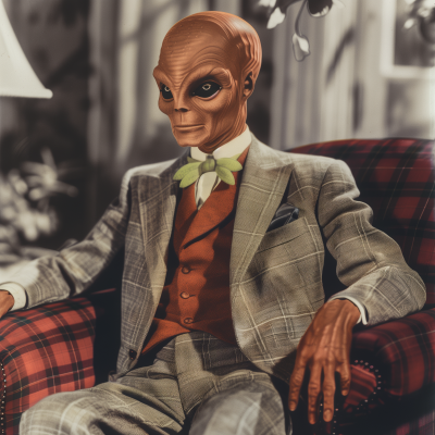 1950s Alien Portrait