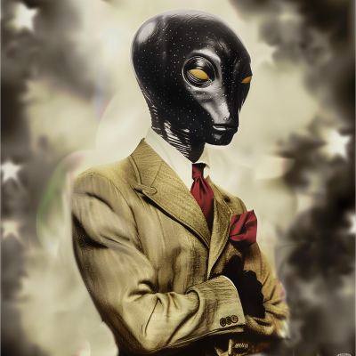 1950s Alien Portrait