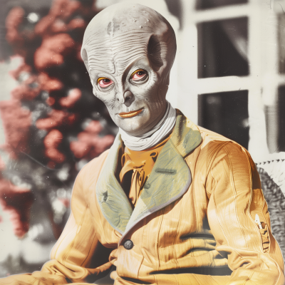 1950s Alien Portrait