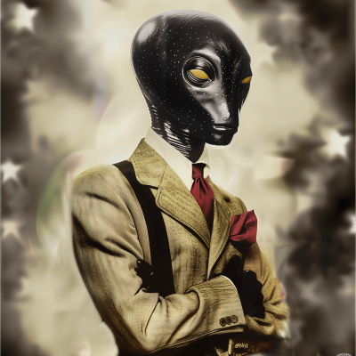 1950s Alien Portrait