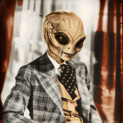 1950s Alien Portrait