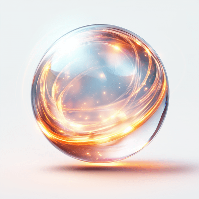 Glowing Glass Ball