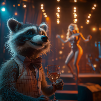 Raccoon at the Cabaret