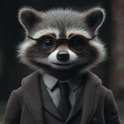 Nerdy Raccoon