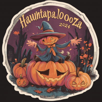 Hauntapalooza 2024 Sticker