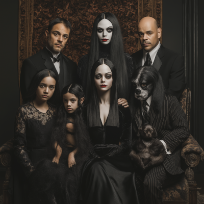 The Addams Family Portrait