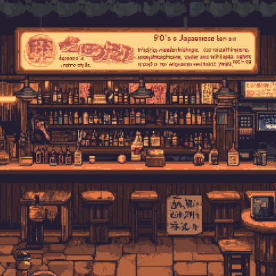 Cozy 90’s Japanese Bar