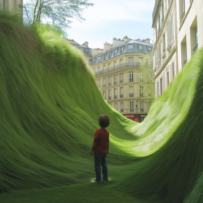 Anamorphic Green Space