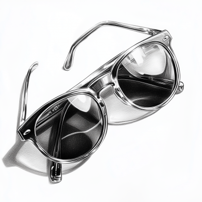 Pencil Illustration of Sunglasses