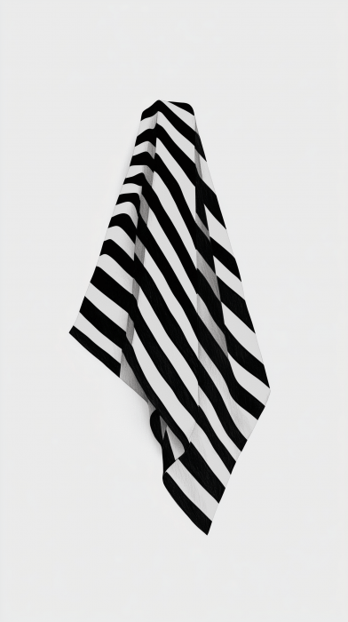 Striped Towel Illustration