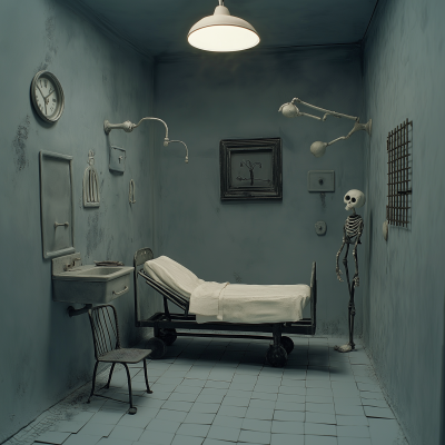 Tim Burton Style Hospital Room