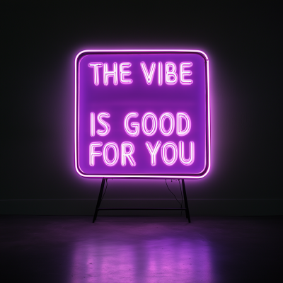 The Vibe Neon Sign