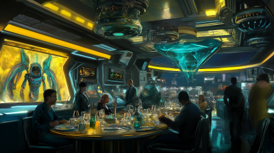 Galactic Dinner Gathering