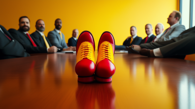 CEO Perspective in Clown Shoes