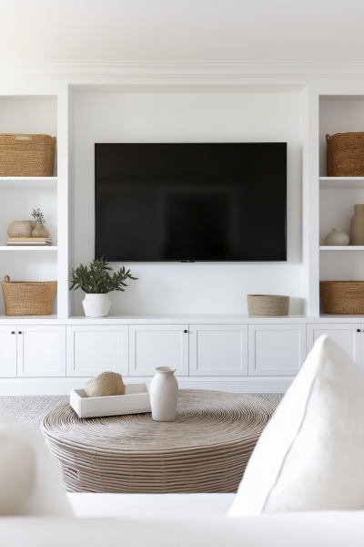 Bright Minimalist Living Room