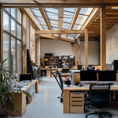 Industrial Office Interior