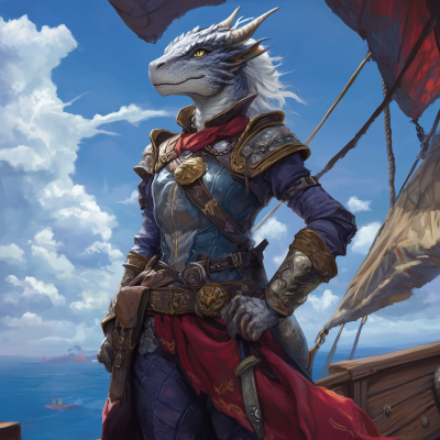 Skyship Captain Dragonborn