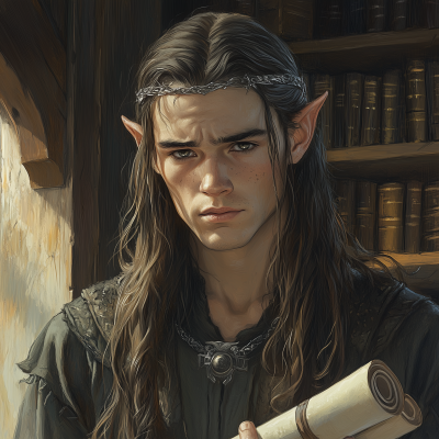 Young Elven Scholar