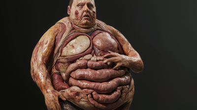 Human Body with Subcutaneous Fat