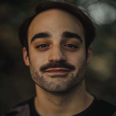 Photo Realistic Portrait with a Goatee