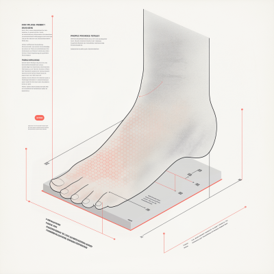 Isometric Foot Illustration