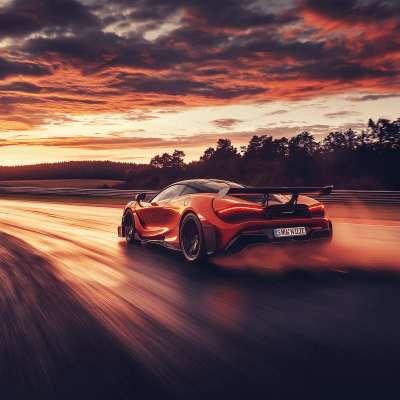 McLaren 765LT in Motion