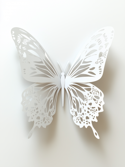 3D Butterfly Cutout