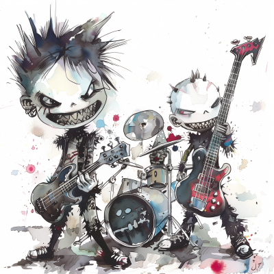 Chibi Heavy Metal Band