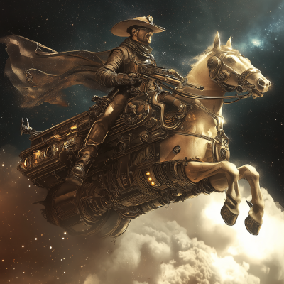 Steampunk Cowboy Captain