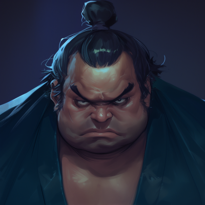 Sumo Wrestler Portrait