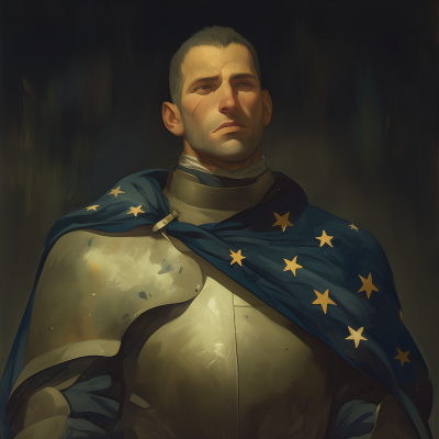 Medieval Knight Portrait