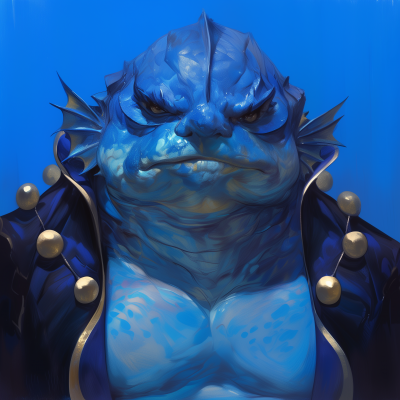 Marid Water Genie Portrait