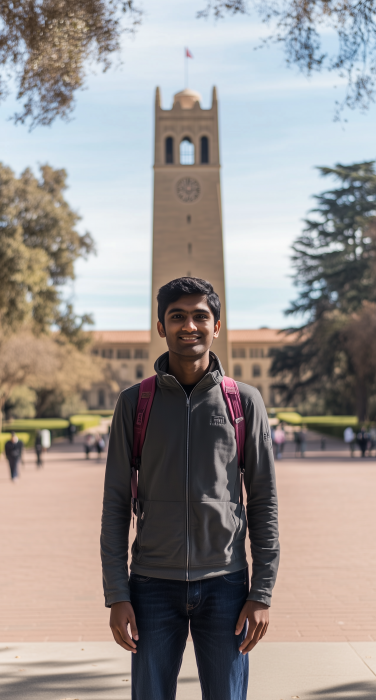 Young Indian Man at Stanford University