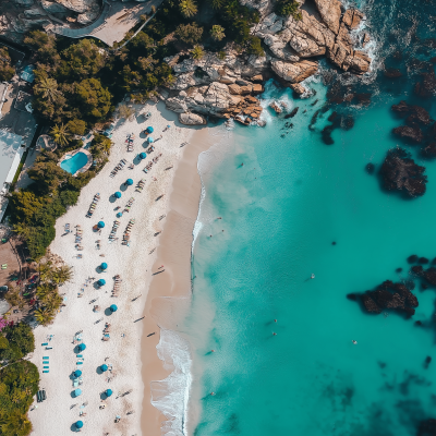 Aerial View of Clifton Beach