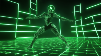 Glowing Robot Dance