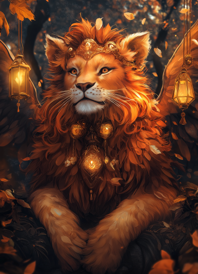 Fantasy Lion Portrait