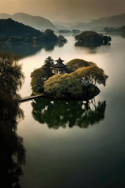 Dreamy Jiangnan Landscape