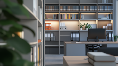 Modern Minimalist Office Background