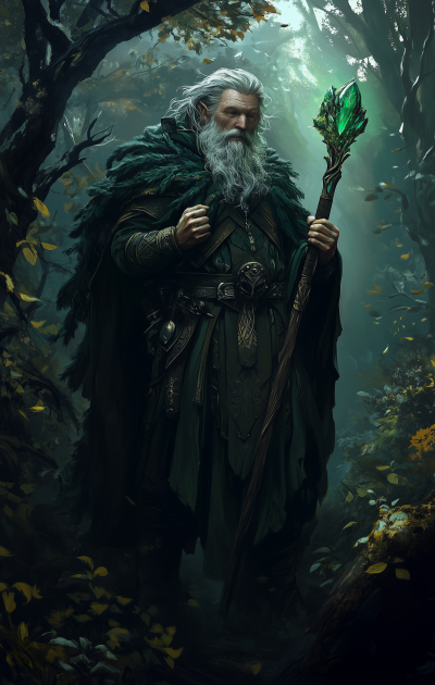 Emerald Enclave Druid Character Art