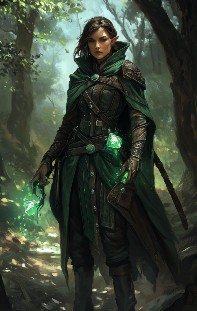 Emerald Enclave Druid Character Art