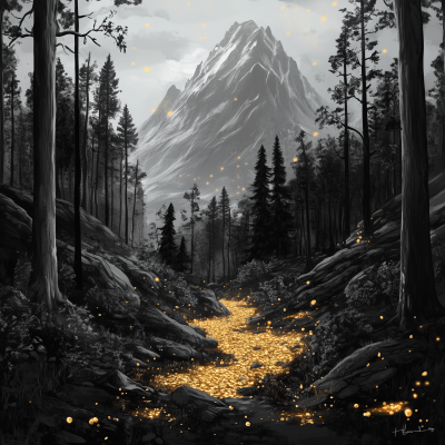 Cursed Forest with Gold