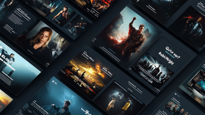 Modern Web Design for Movie Platform