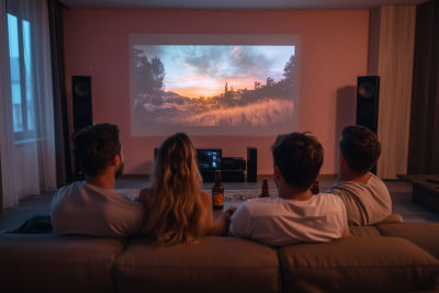 Living Room Home Theater Setup