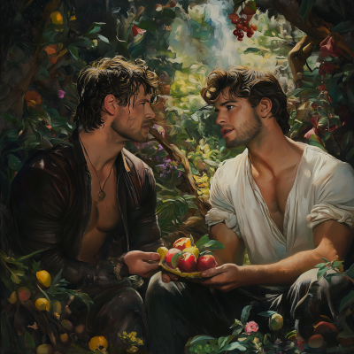 Garden of Eden with Fruits