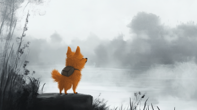 Gloomy Pomeranian Adventure