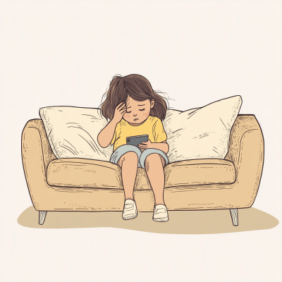 Girl on Sofa