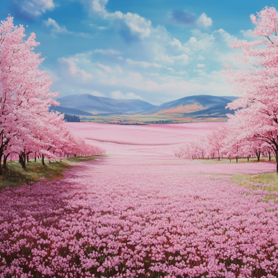 Cherry Blossom Fields