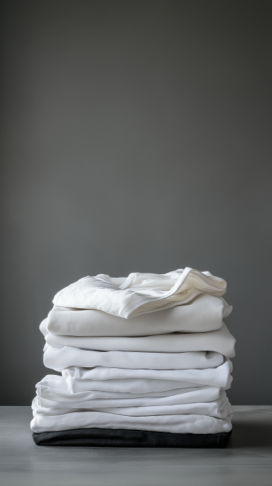 Stack of White Clothes