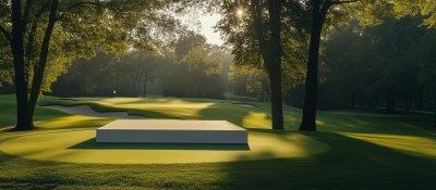 Podium on Golf Course