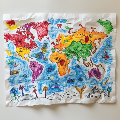 Kids World Map